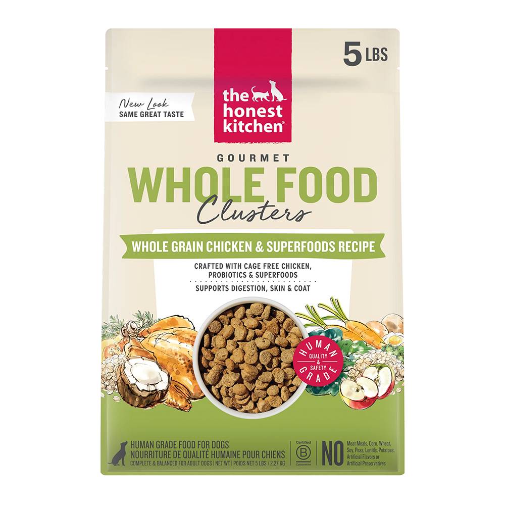 Honest Kitchen Whole Food Cluster Chicken and Oat 5lb