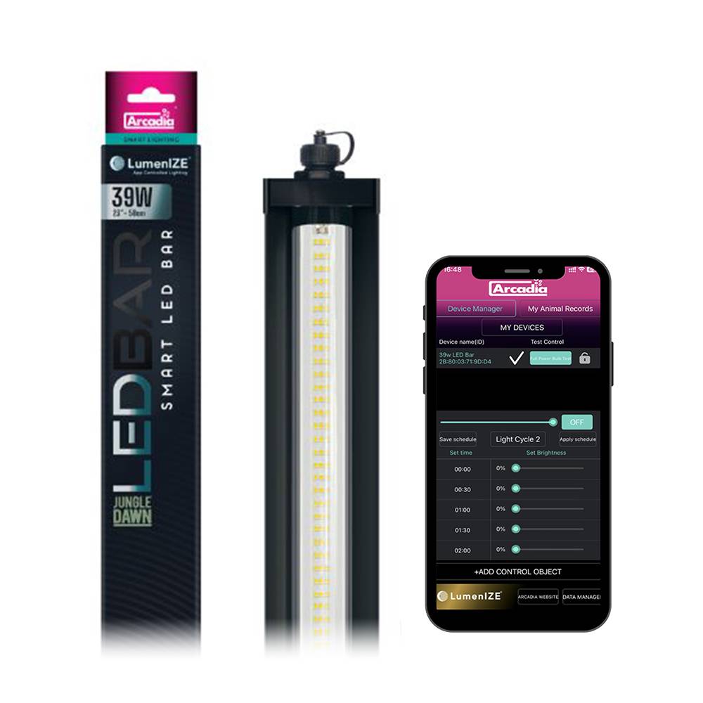 Jungle Dawn LumenIZE Dimmable LED Bar 39w, 23-inch USED