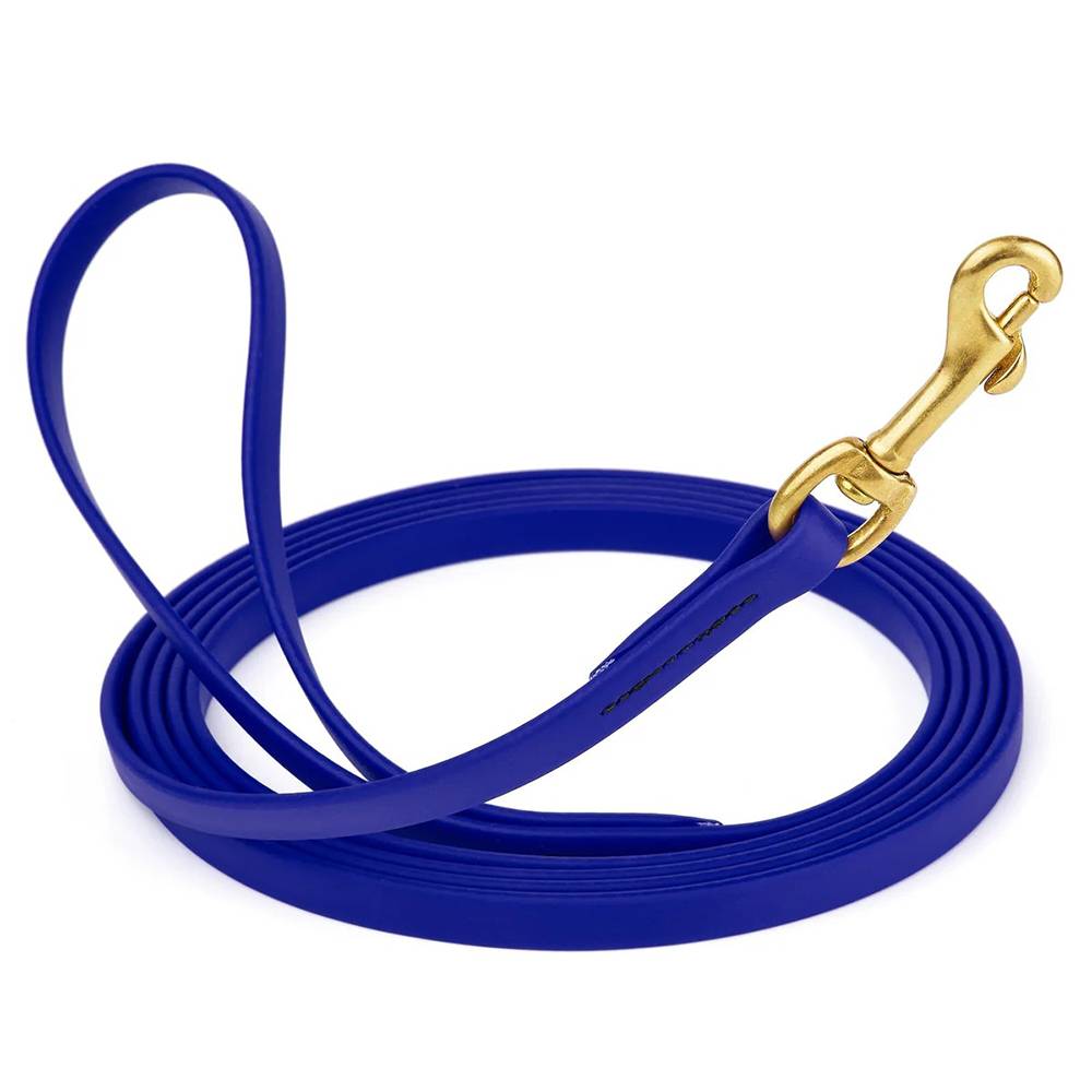 Viper Biothane Long Line Dog Lead Blueberrty Blue 20ft x 1/2
