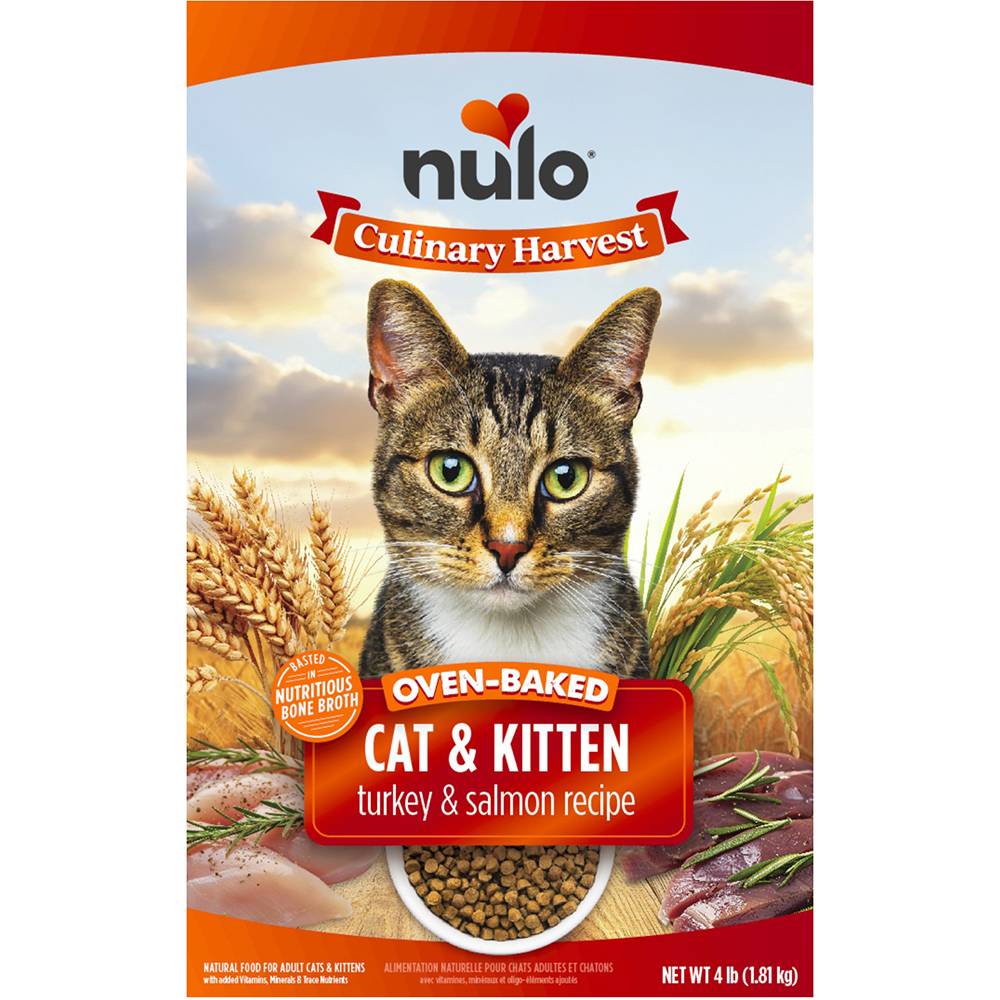 Nulo Cat Kitten Oven Baked Salmon Turkey 4lb