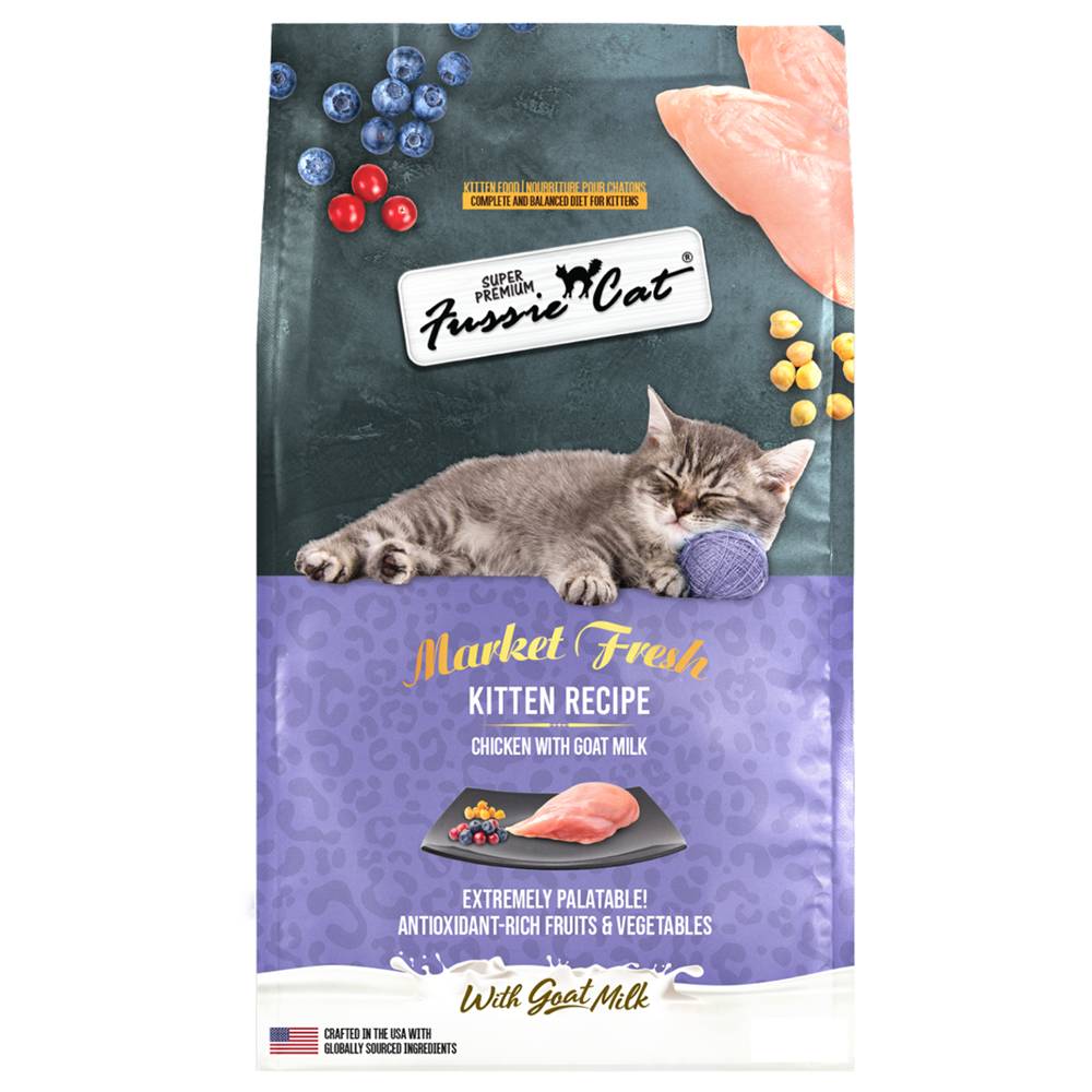 Fussie Cat Market Fresh Chicken Goat Milk Kitten Food 3.5lb