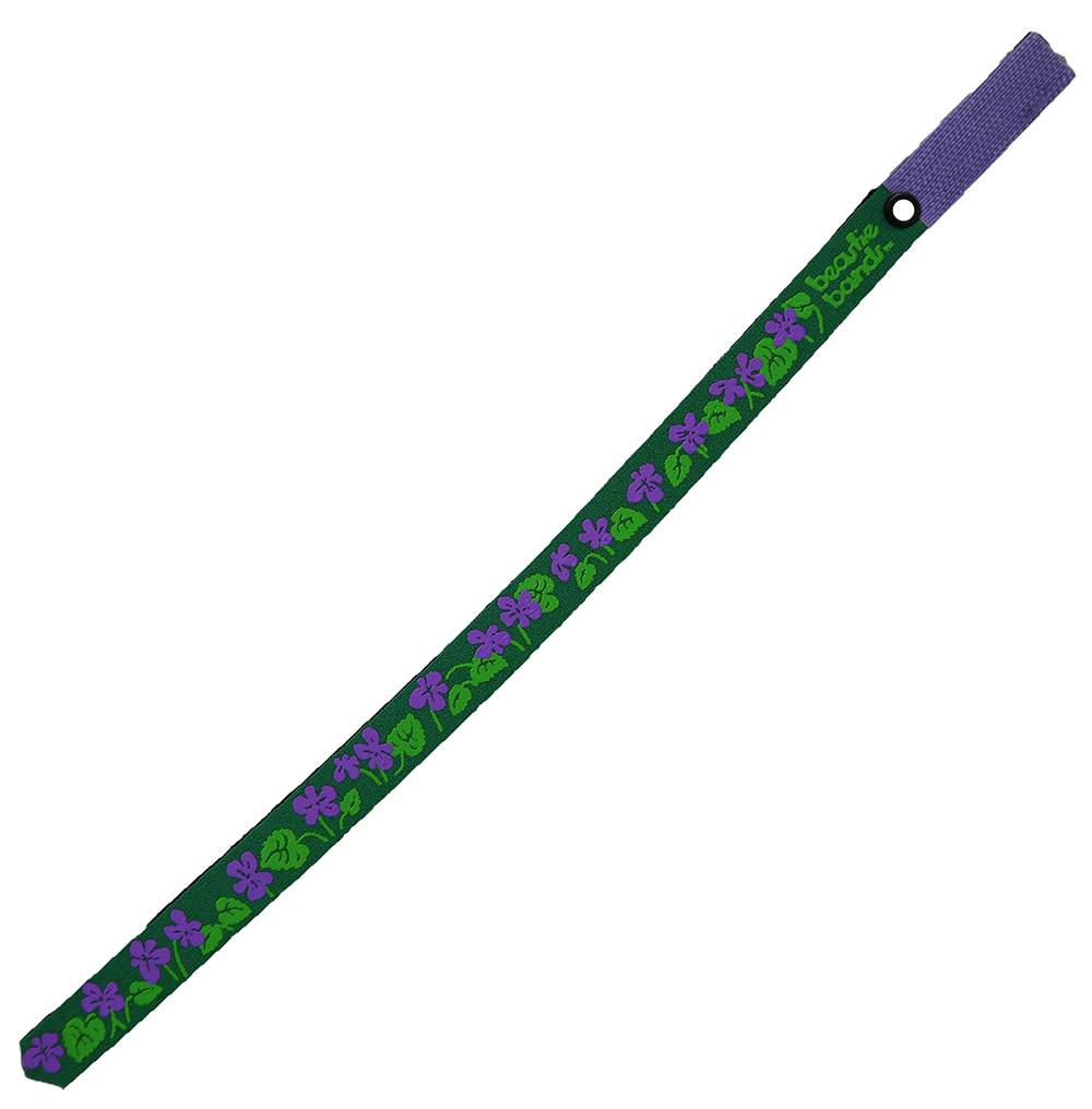 Beastie Band Cat Collar Vivid Violets (Green)