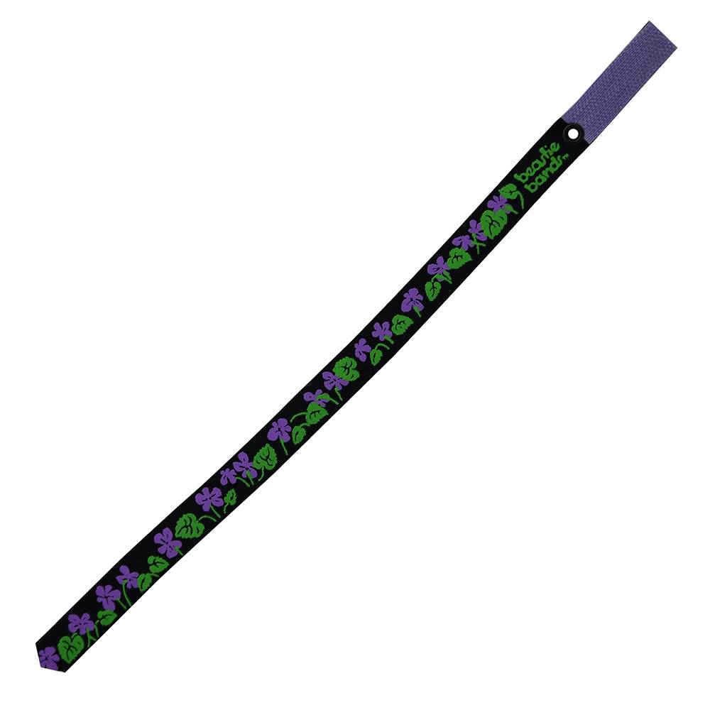 Beastie Band Cat Collar Vivid Violets (Black)