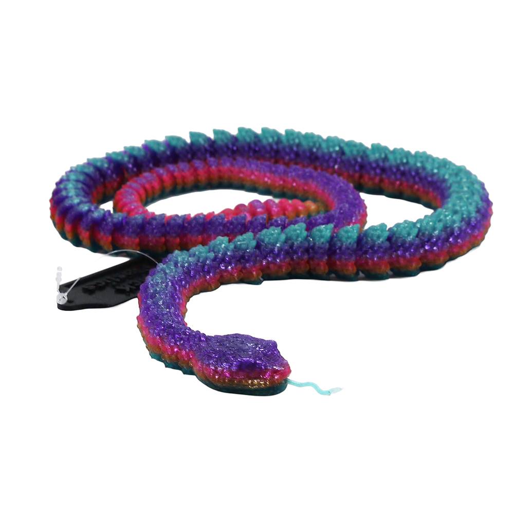 Articulated Rattlesnake Aquarium Ornament One of a Kind
