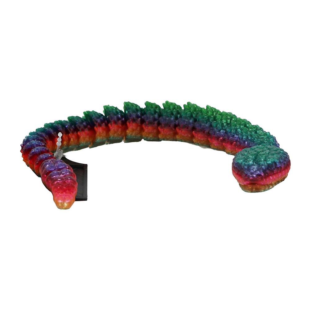 Articulated Short Rattlesnake Aquarium Ornament No Two Alike