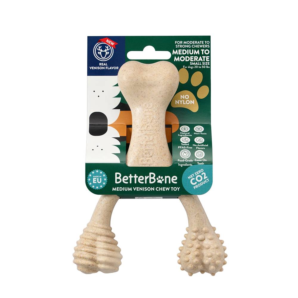 Betterbone Small Dog Chew Medium Density Venison Chew