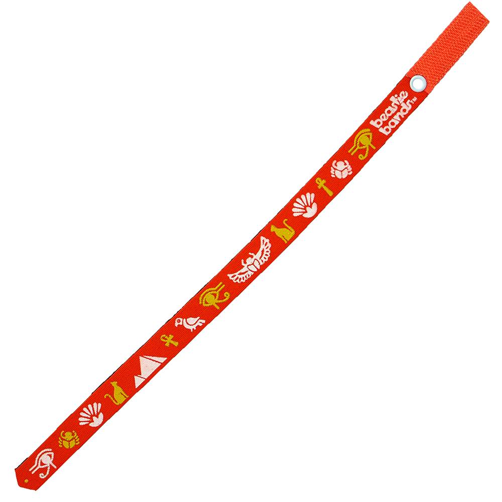 Beastie Band Cat Collar Egyptian Symbols Orange