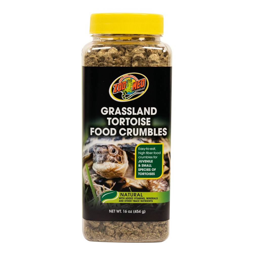 ZooMed Grassland Tortoise Food Crumbles 16oz