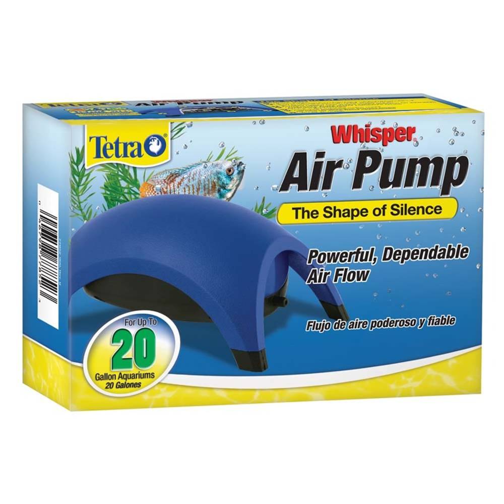 Whisper Air Pump for up to 20 Gallon Aquarium