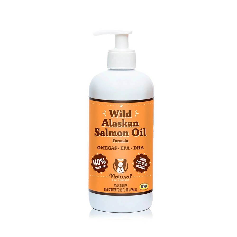 Natural Dog Company Salmon Oil for Dogs and Cats 16oz