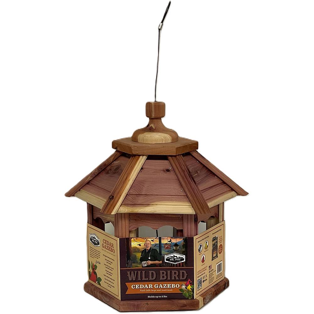 Pennigton Dr. Pol Cedar Gazebo Wild Bird Feeder