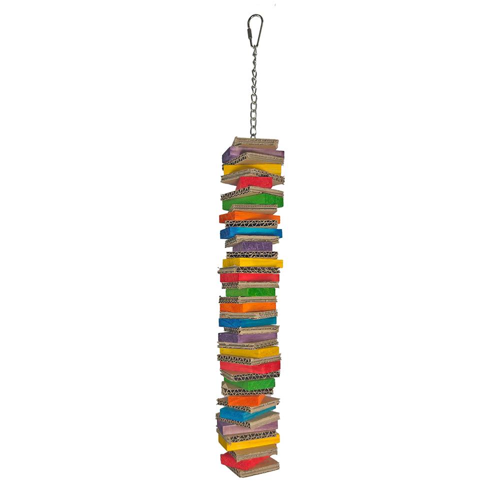 A & E Happy Beaks Board and Stack Bird Toy