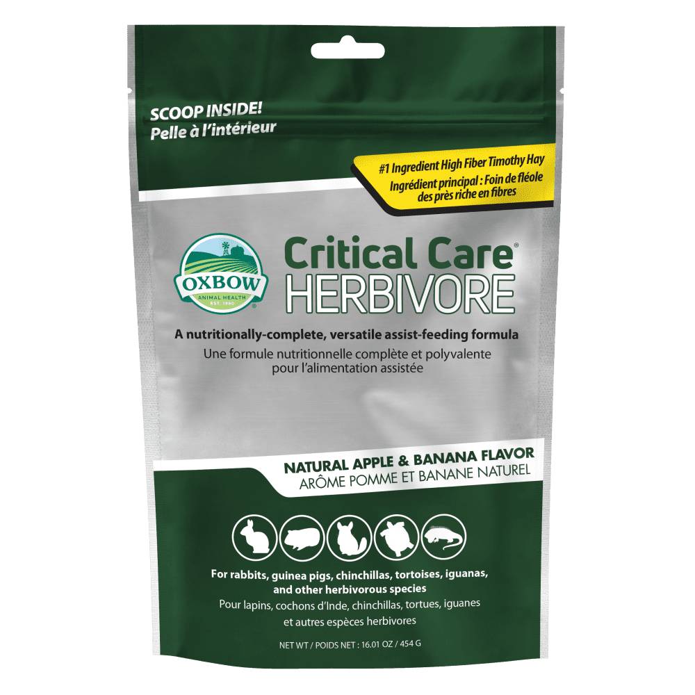 Oxbow Critical Care Herbivore Apple Banana 4.9oz (141g)
