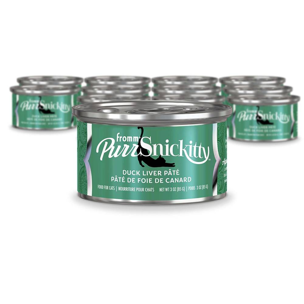 Fromm Purrsnickity Duck Liver Pate 3oz Case