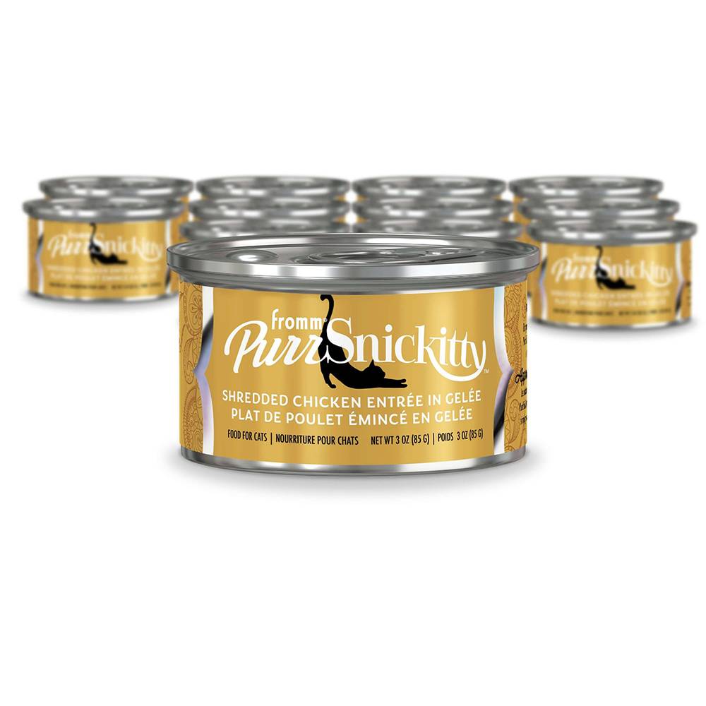 Fromm Purrsnickity Shredded Chicken Gelee 3oz Case