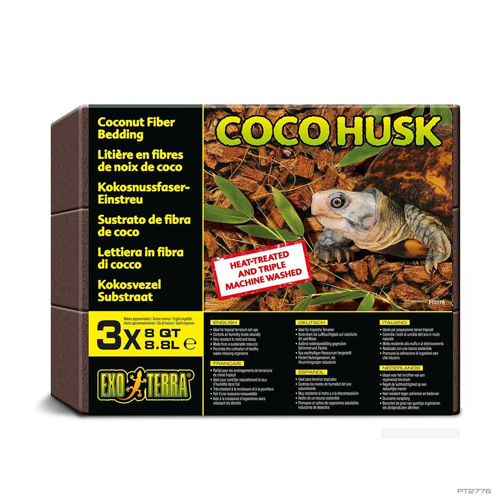 Exo Terra Coco Husk Compressed Coconut Fiber 3pk