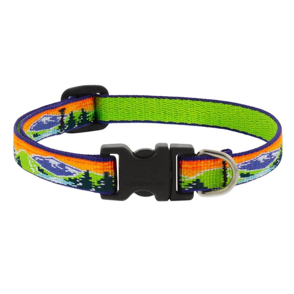 Dog Collar Adjustable Nylon High Country 8-12 1/2 inch wide