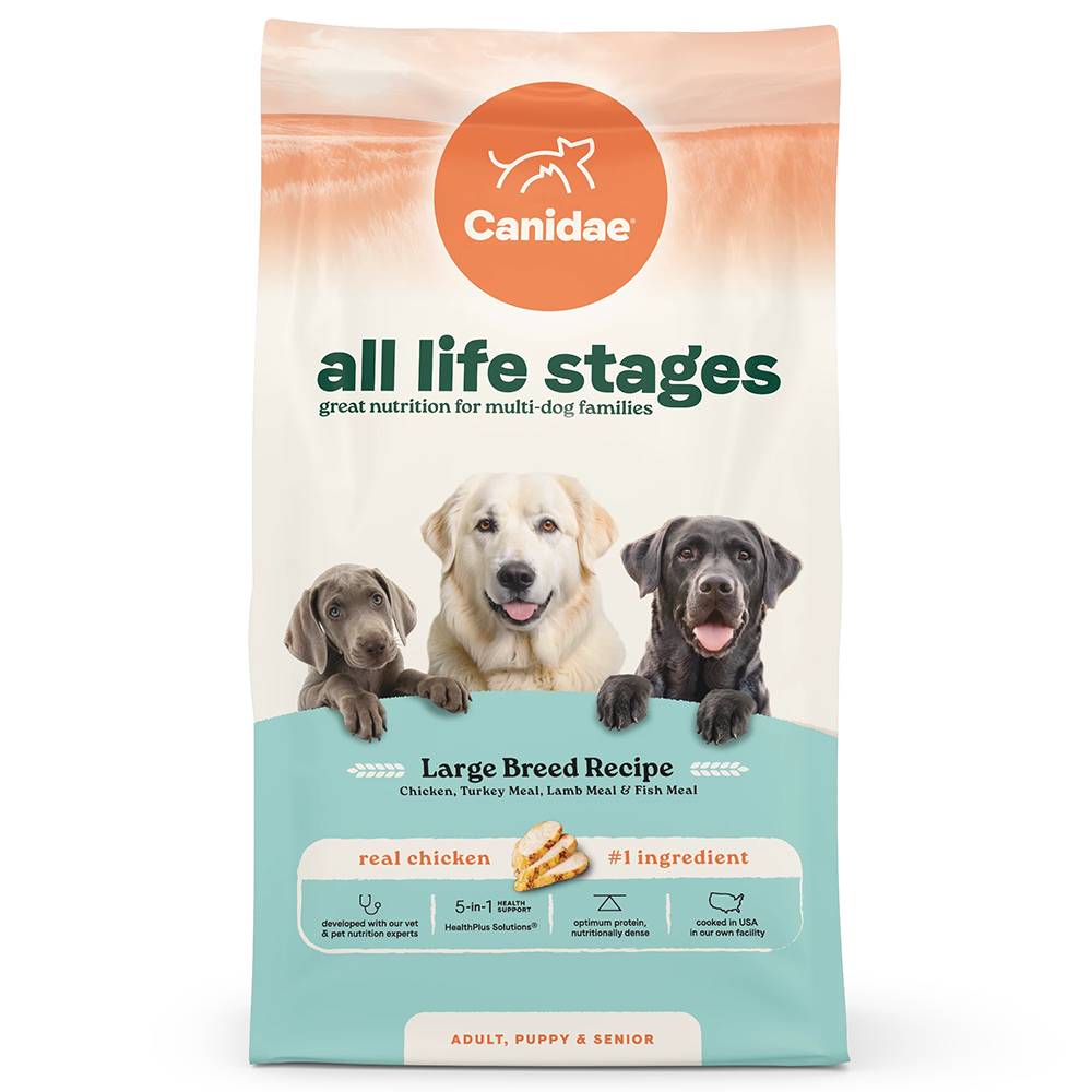Canidae All Life Stages Large Breed Dry Dog Food 40lb