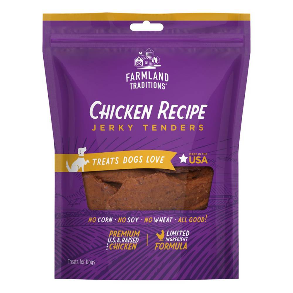 Farmland Traditions Chicken Jerky Tenders Dog Treats 16oz