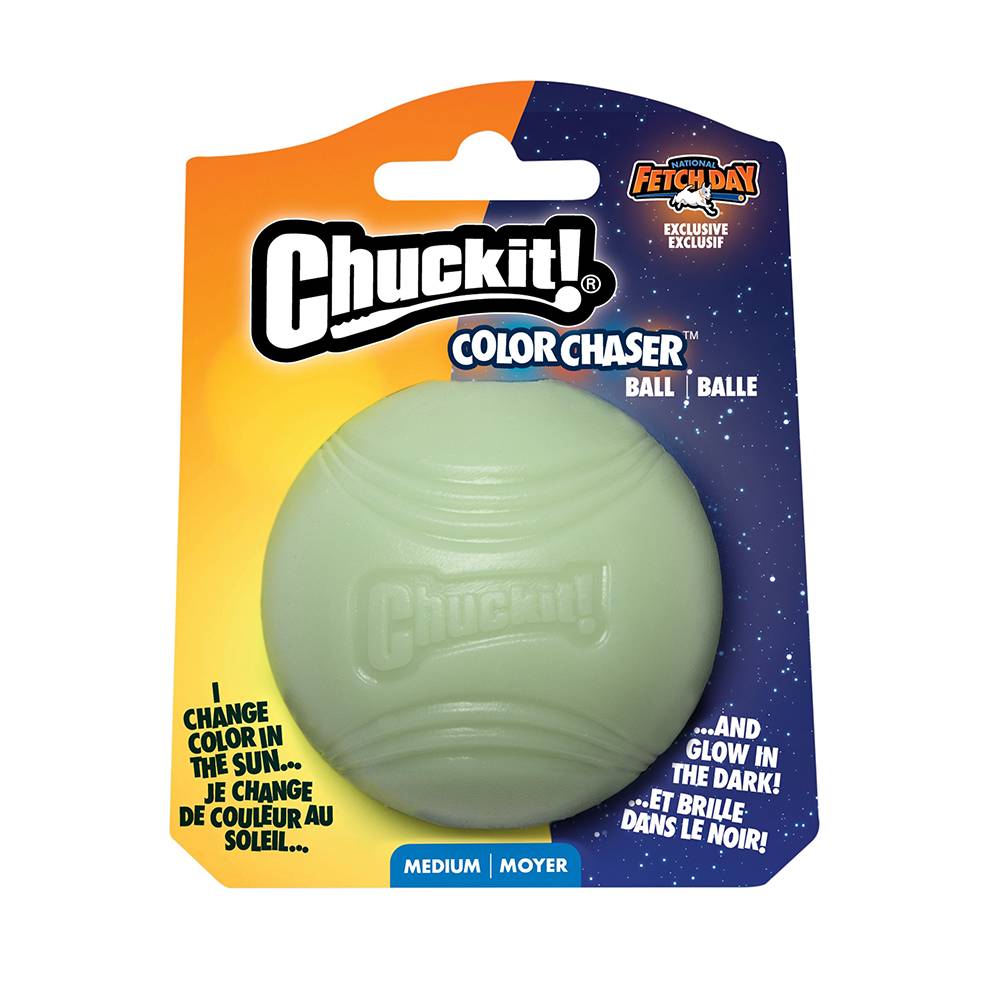 Chuckit NFD Color Chaser Ball Medium Assorted Color