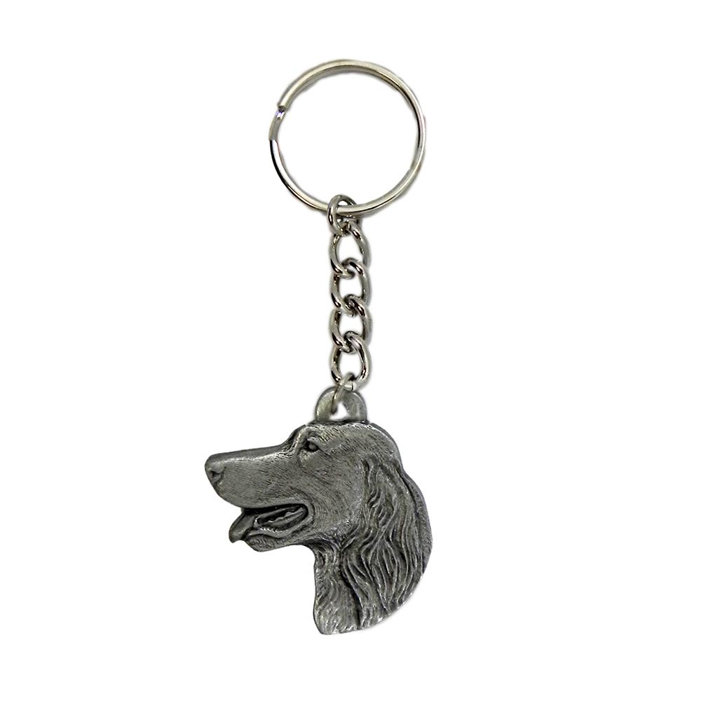 Pewter Key Chain I Love My Irish Setter