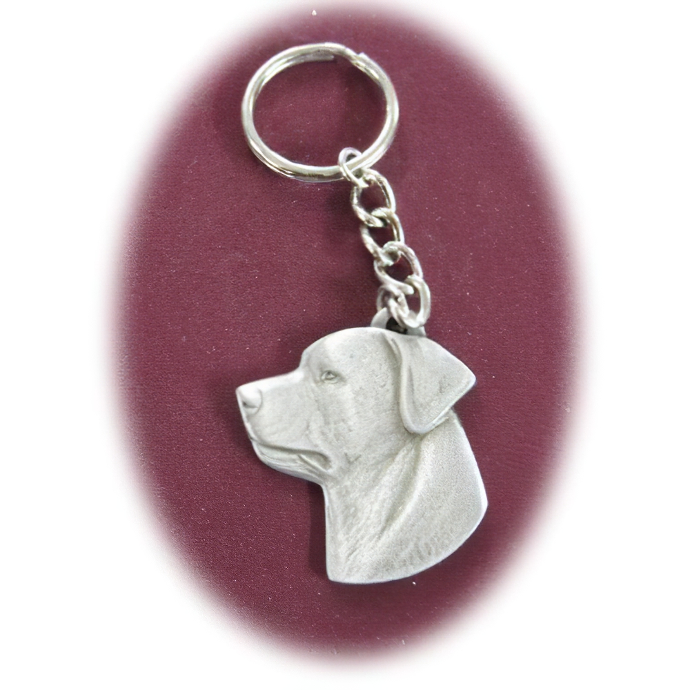 Pewter Key Chain I Love My Rottweiler