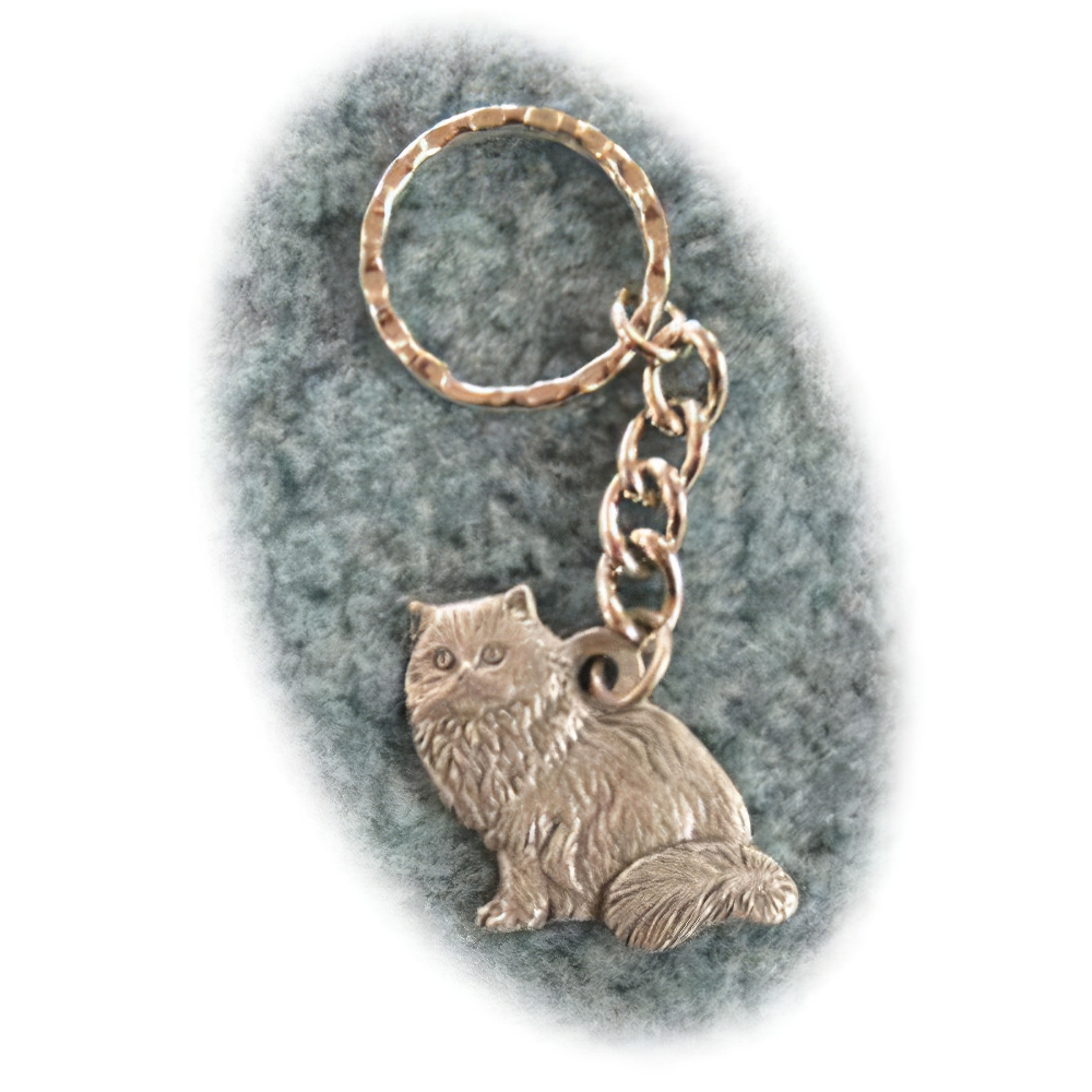 Pewter Key Chain I Love My Himalayan