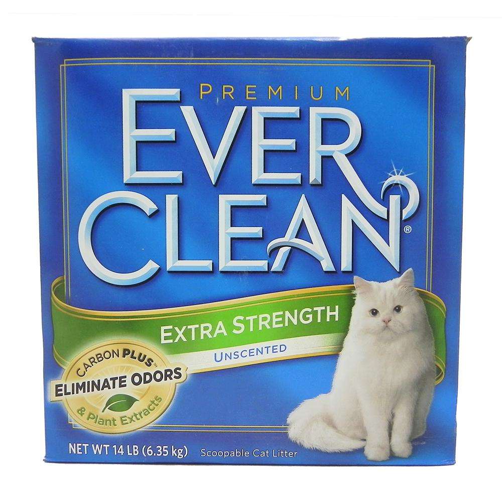 Ever Clean Unscented Extra Strength Cat Litter ES 14 lbs