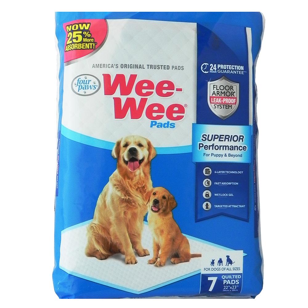Four Paws Wee Wee Puppy Housebreaking Pads 7 Count