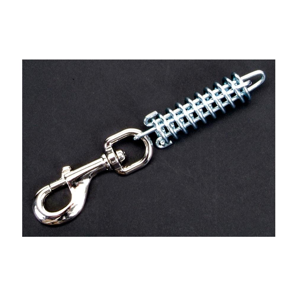 Shock Absorbing Dog Tie-out Spring w/Snap