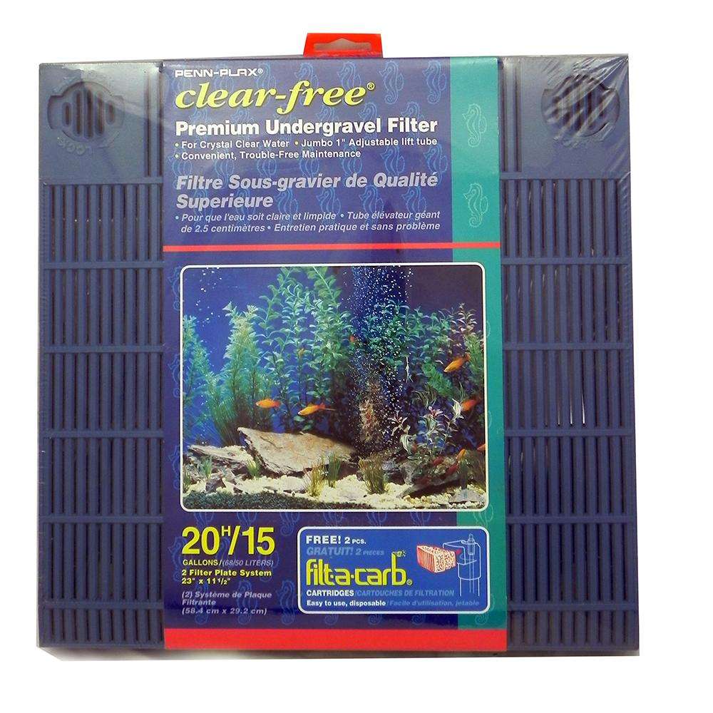 Undergravel Aquarium Filter 20H/15 Gallon