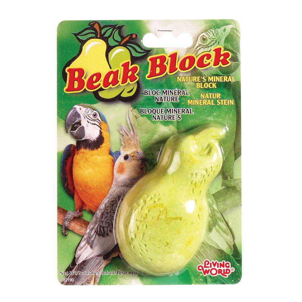 Living World Bird Mineral & Beak Block Pear