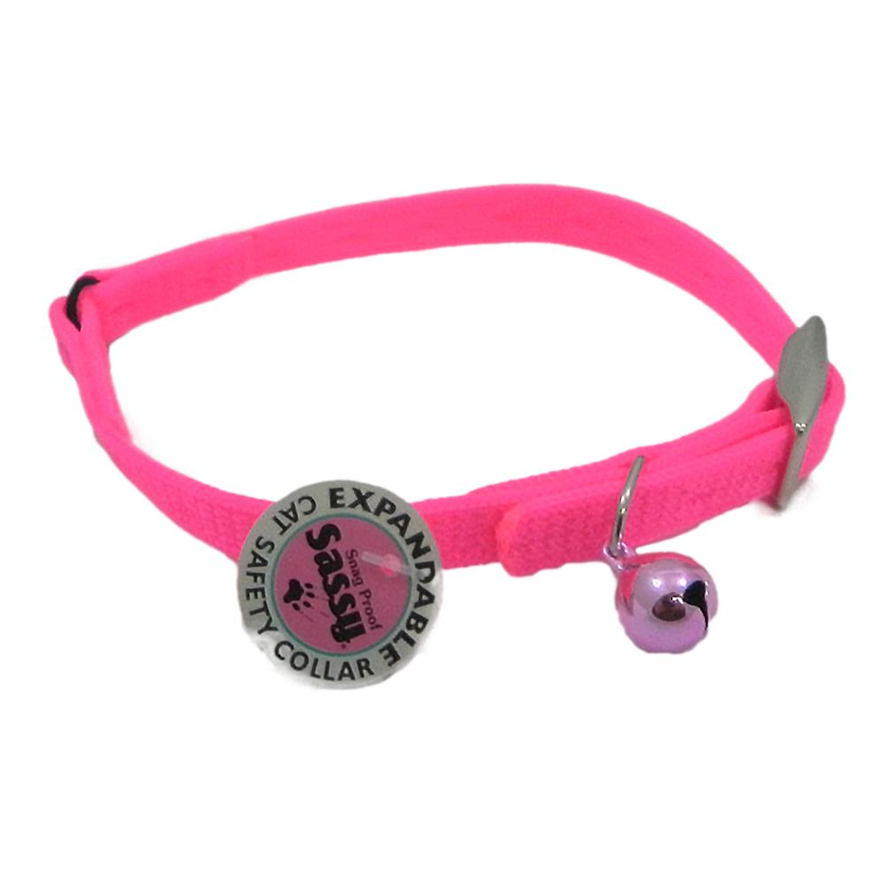 Sassy Cat Safety Collar 12-inch Pink