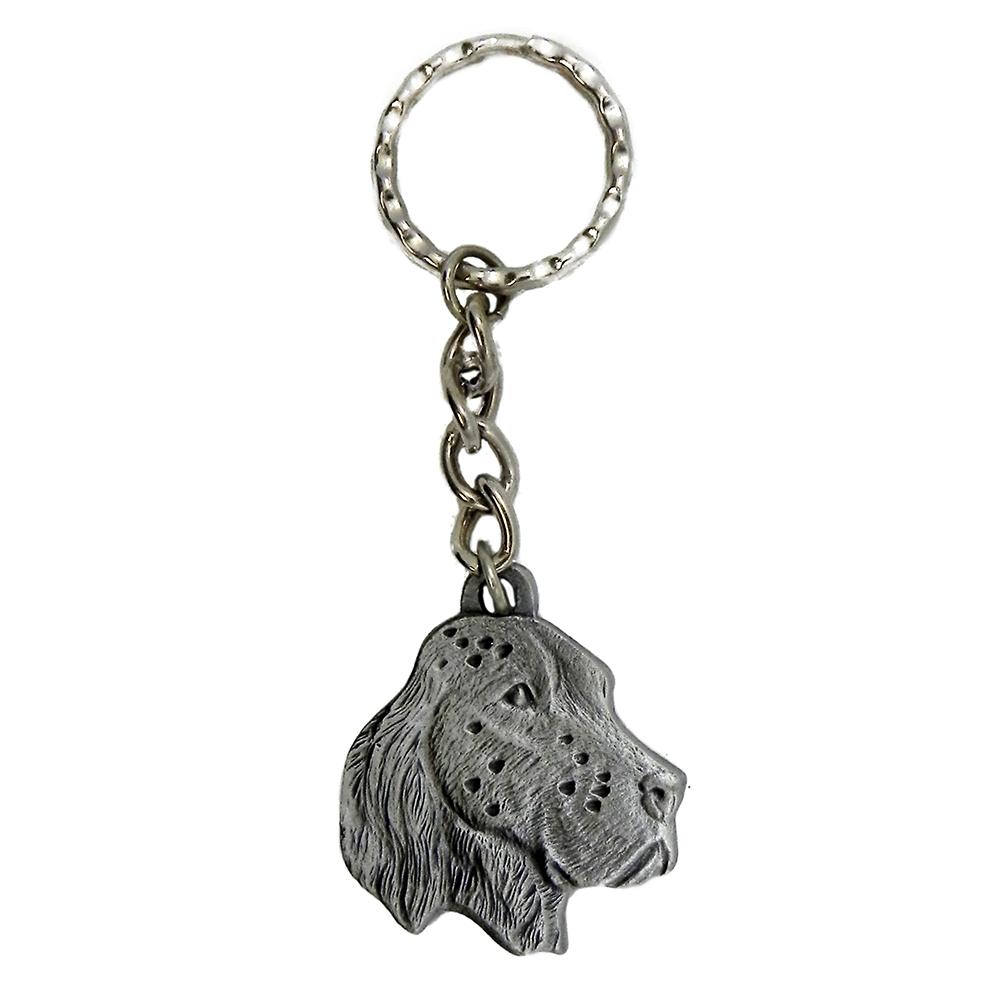 Pewter Key Chain I Love My English Setter