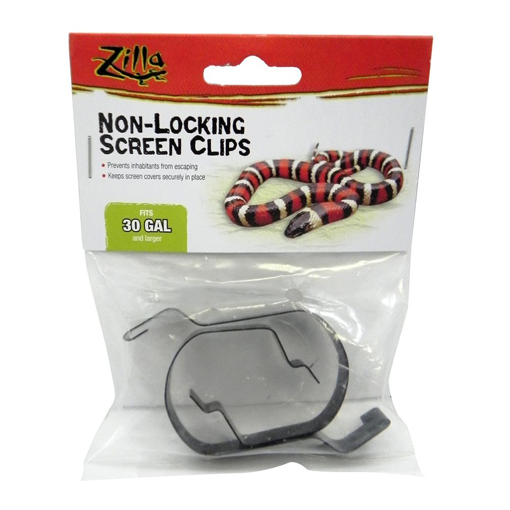 Zilla Metal Screen Aquarium Terrarium Top Clips Large