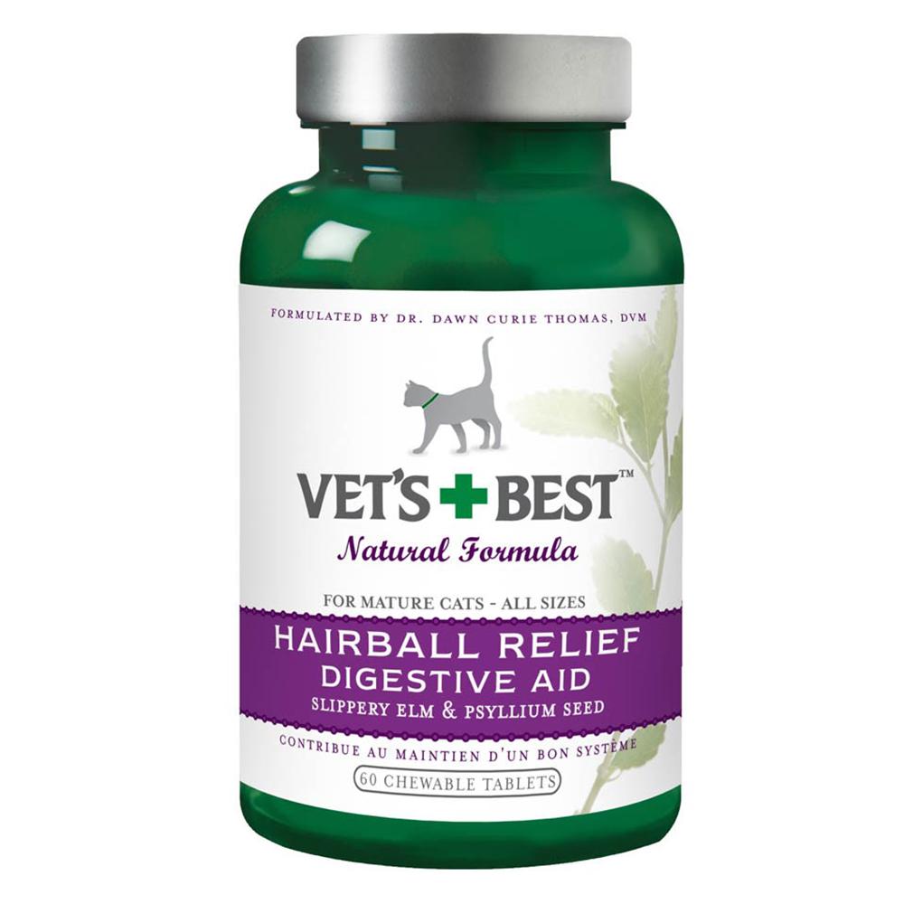 Vets Best Cat Hairball and Digestive Aid 60 ct