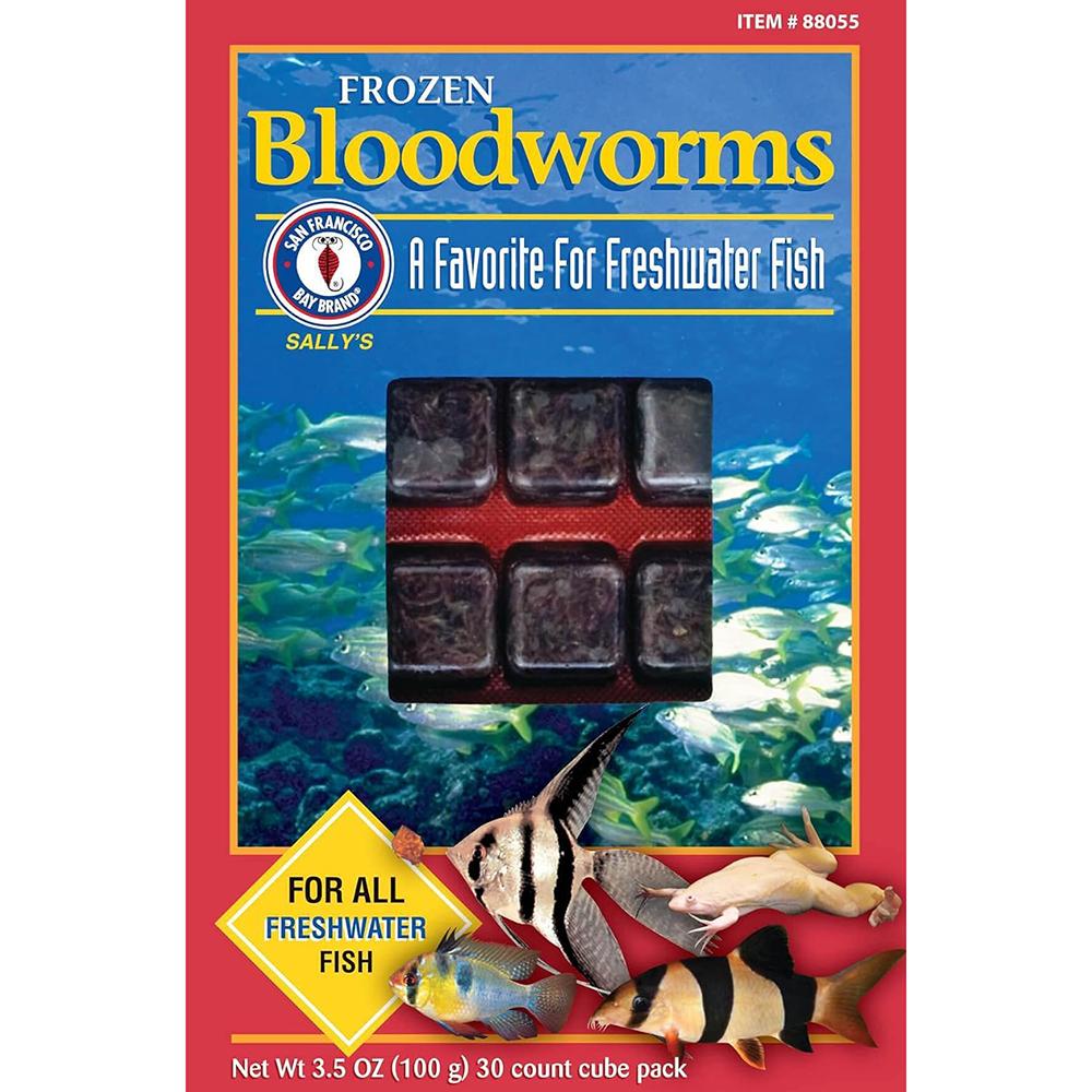 Bloodworms Frozen 3.5oz 30 Cube Tray