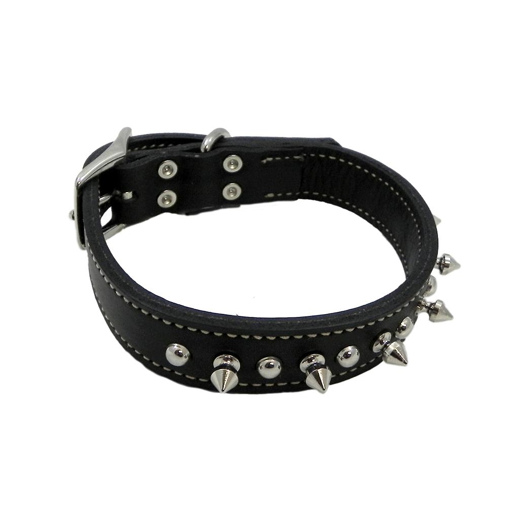 Spiked Dog Collar Black 18 x 1 inch