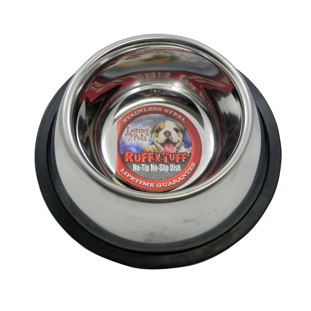 Steel Dog Bowl Non Skid Spaniel