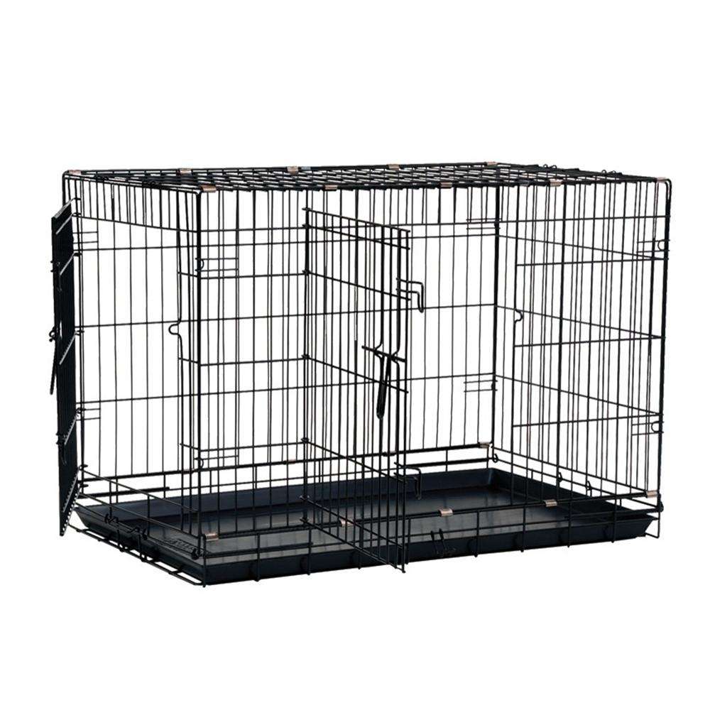 Wire Fold-Down Dog Crate 42x28x30