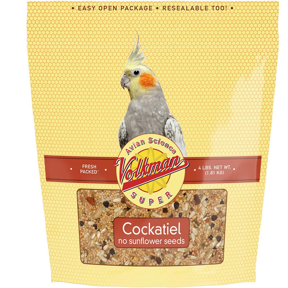 Avian Science Super Cockatiel NO Sun 4 pound Bird Seed