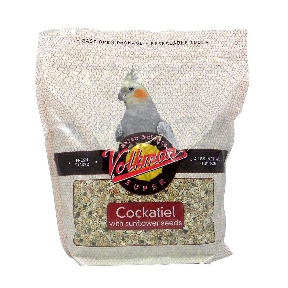 Avian Science Super Cockatiel W/Sun 4 pound Bird Seed