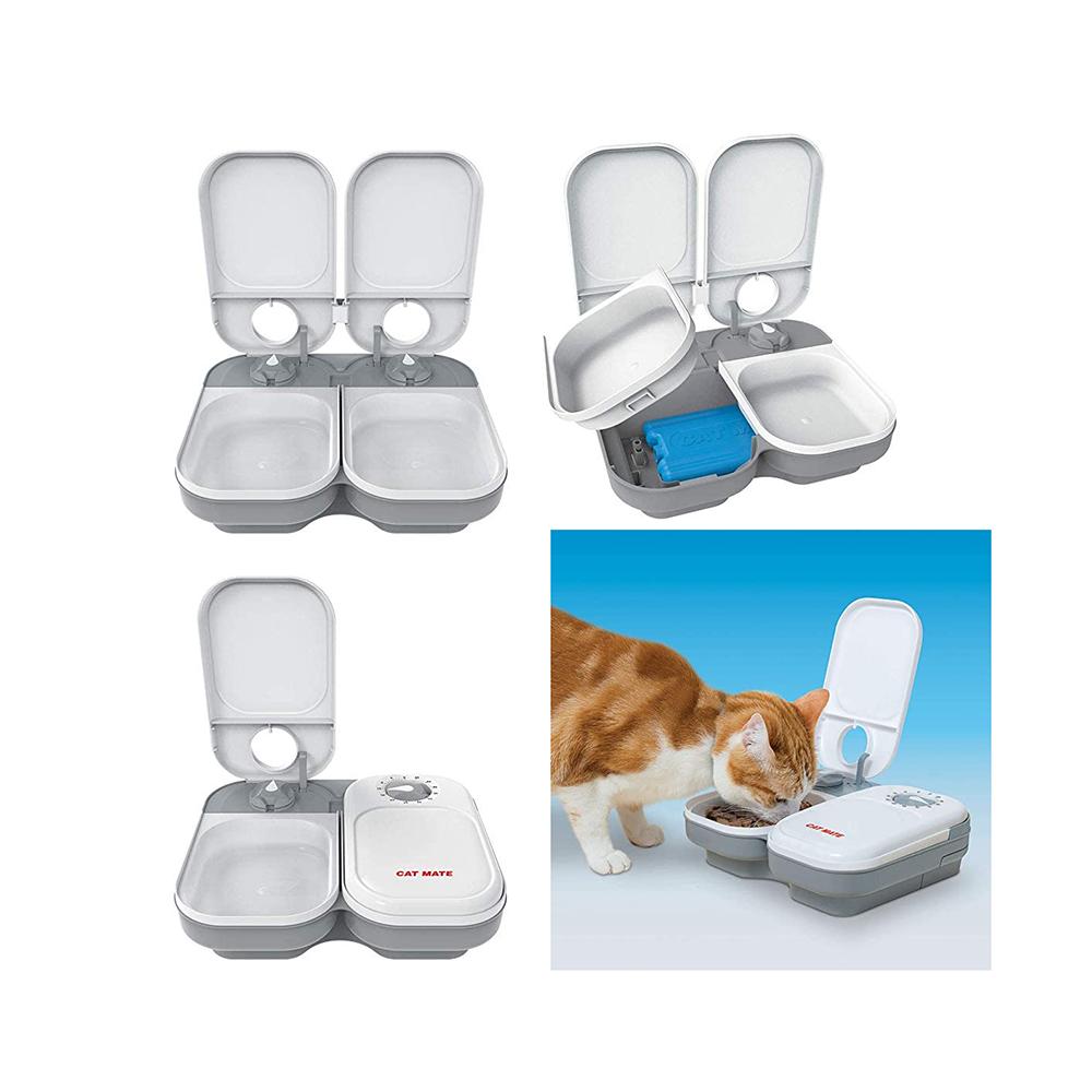 Cat Mate 2 Day Pet Feeder with Timer for Cats and Small Dogs