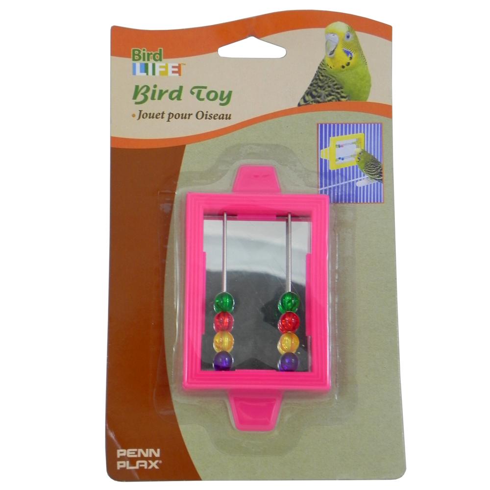 Bird Mirror Rectangular Parakeet Size