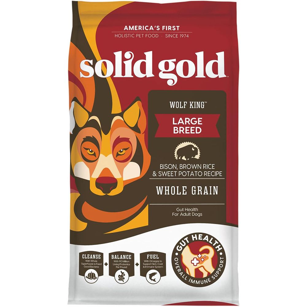 Solid Gold Wolf King Large Breed Adult Dog Food 24 Lb.