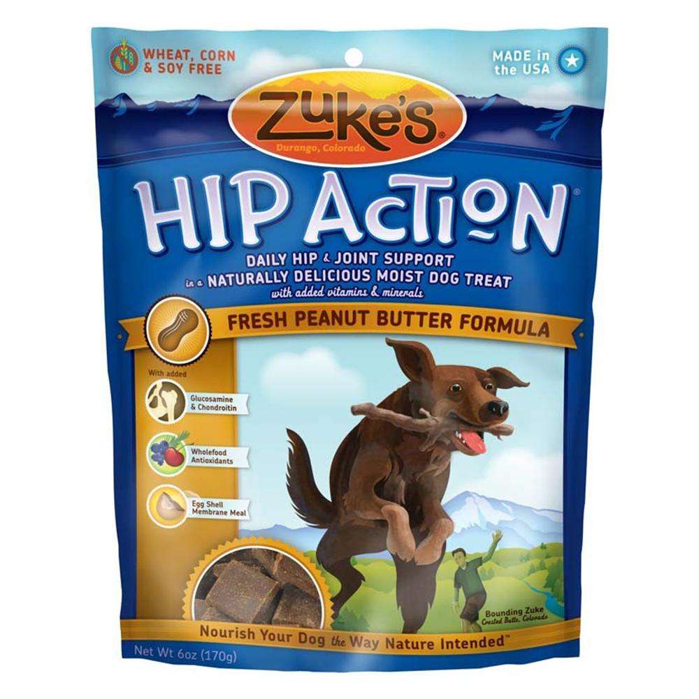Zuke's Hip Action Peanut Butter 6 ounce Dog Treat