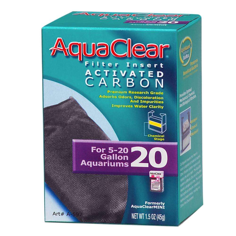 AquaClear 20 Activated Carbon Aquarium Filter Insert