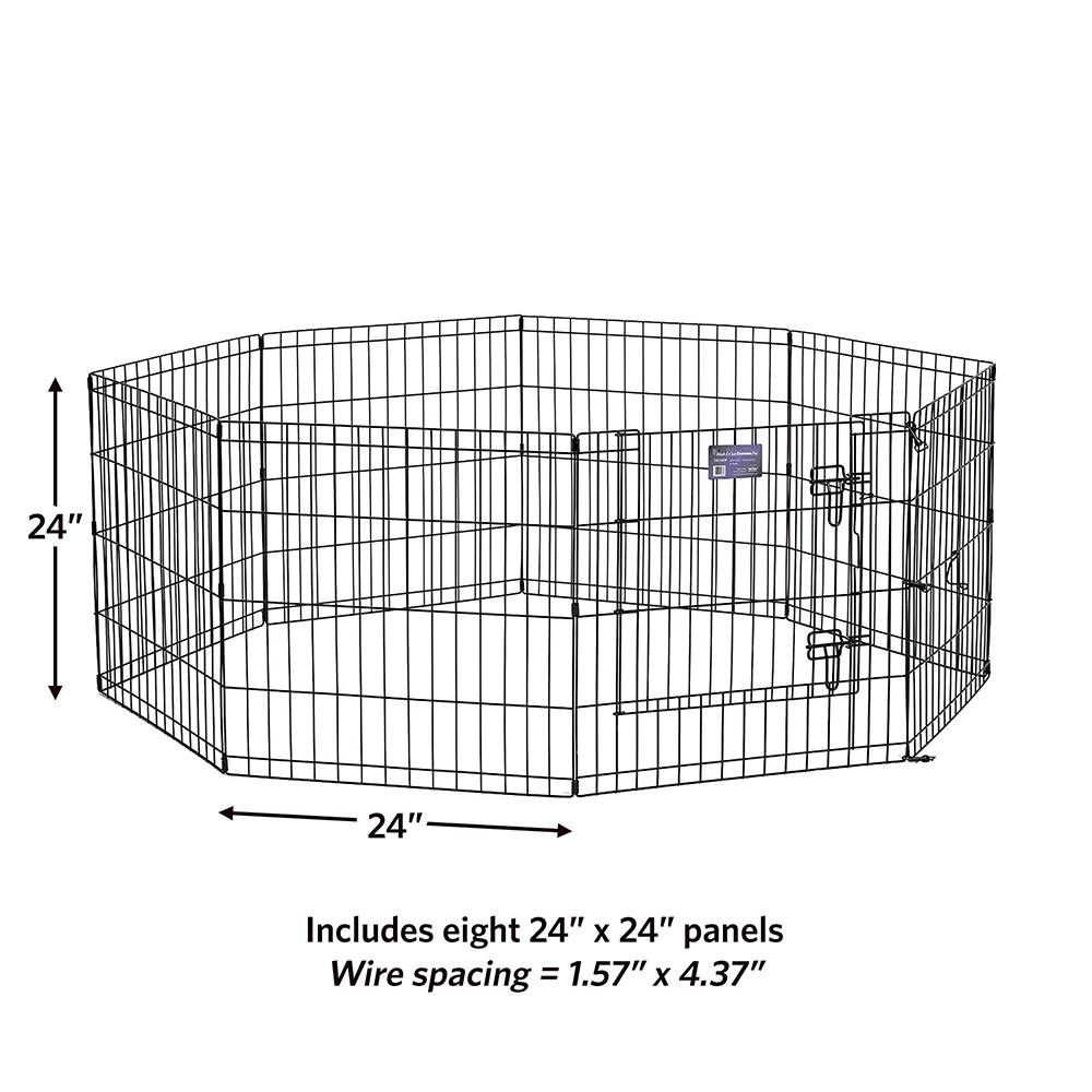 Puppy Folding Exercise Pen 24 inch