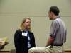 Janni Clark chats with
Earl Damron